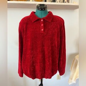 Alfred Dunner red top sz XL